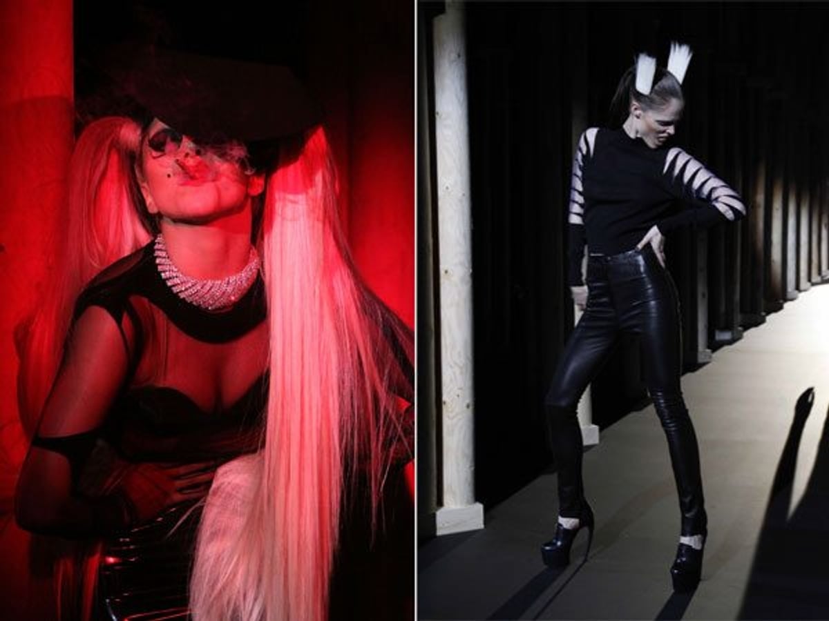 Left: Lady Gaga shot by Marc Piasecki/Getty Images. Right: Coco Rocha shot by Eric Ryan/Getty Images.