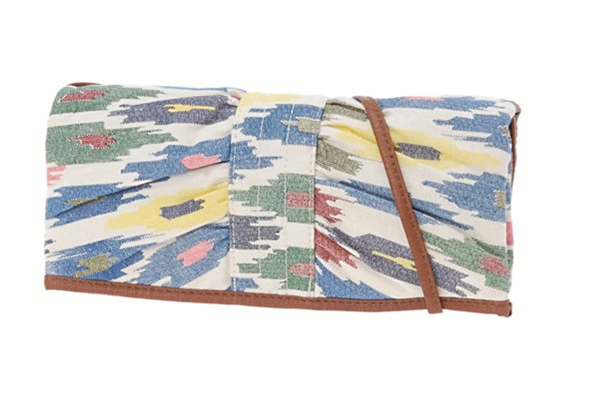 Daily steal: Ikat-print clutch, $25