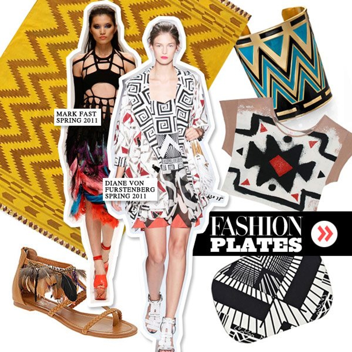 FASHION plates: Gone tribal