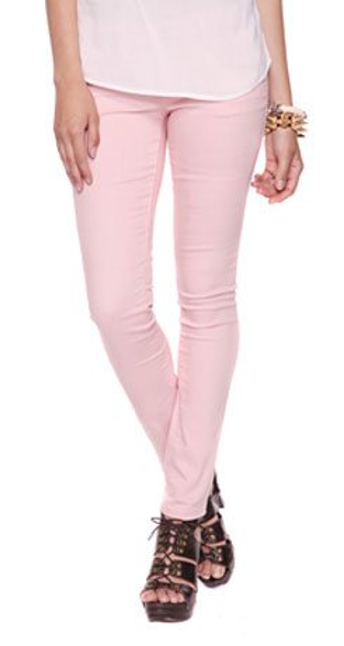 Daily steal: Pink skinny jeans, $17