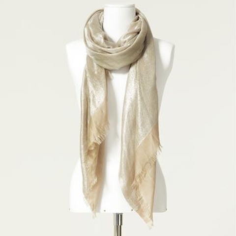Daily steal: Metallic scarf, $36