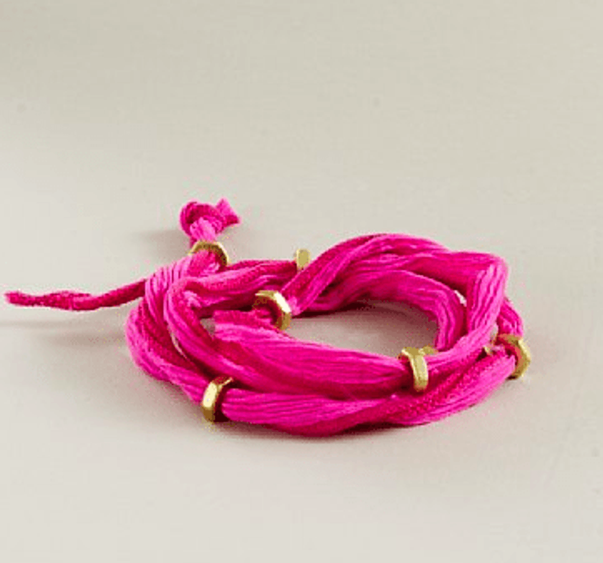Daily steal: Silk bracelet, $34