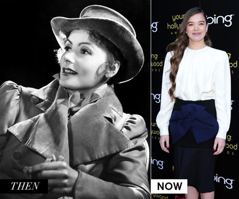 Greta Garbo and Hailee Steinfeld
