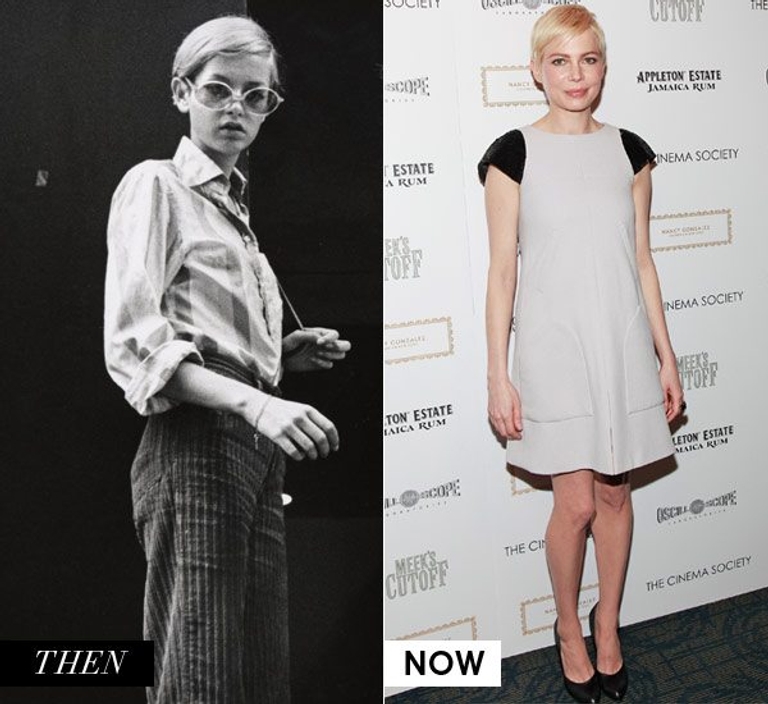 Twiggy and Michelle Williams