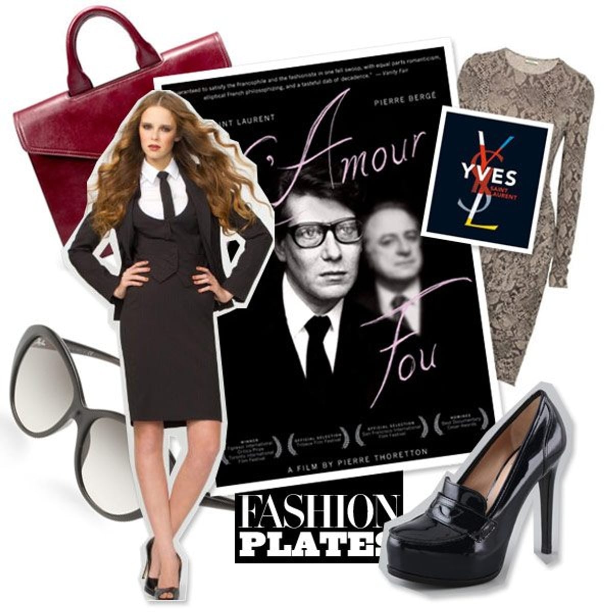 FASHION plates: Yves Saint Laurent’s Le Smoking look