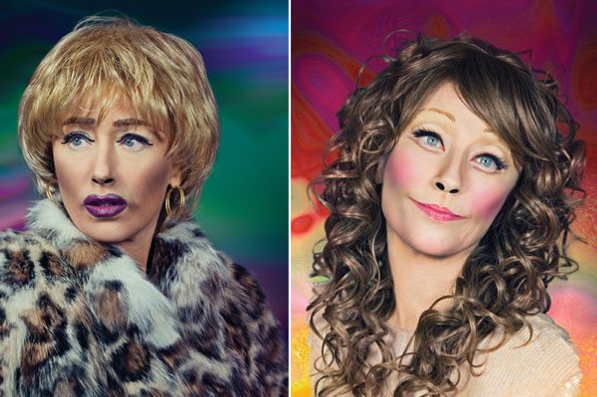 Cindy Sherman channels the clownish and the bourgeoisie for her collaboration with M.A.C. We've got your sneak peek at the collection!