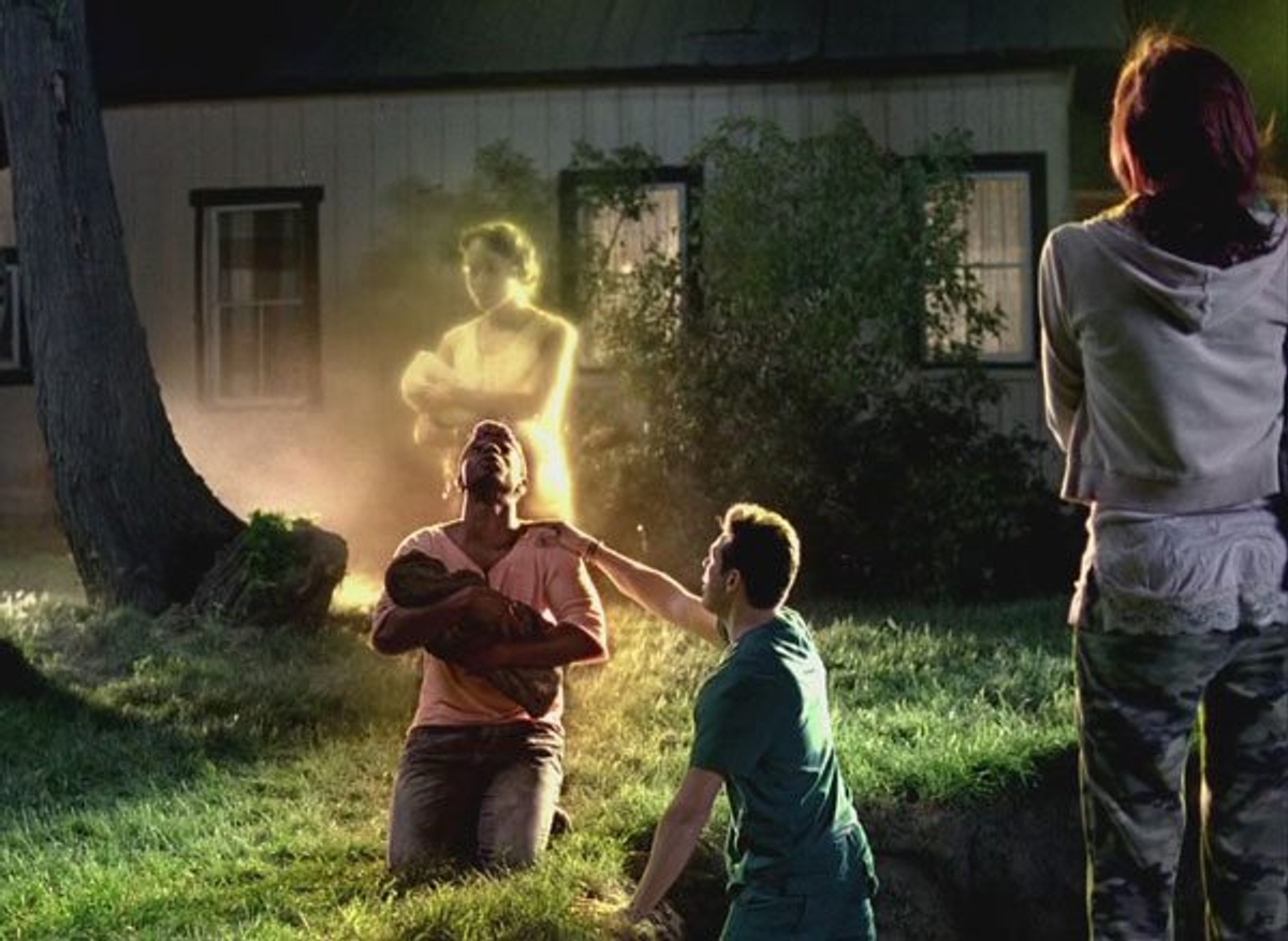 True Blood recap: We take wardrobe cues from Eric's and Bill's steamy dream attires, and two of Nan's best take-charge looks