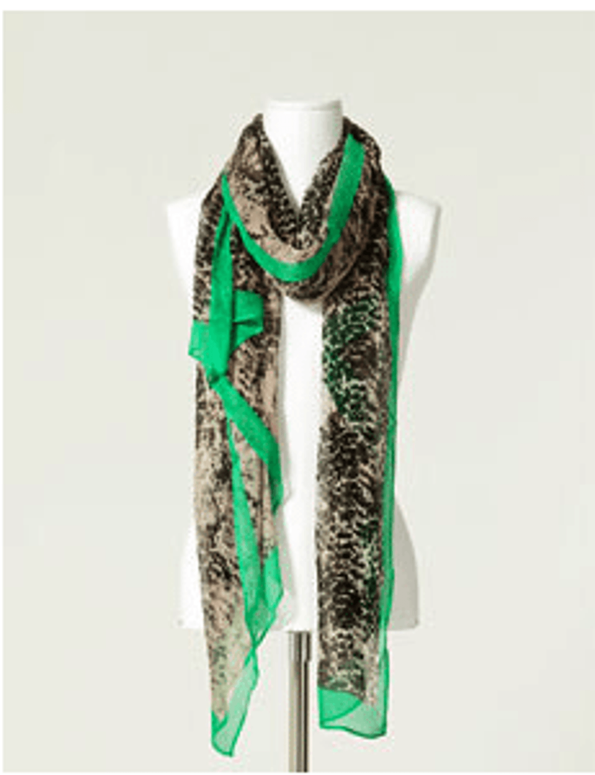 Daily steal: Snake print scarf, $35