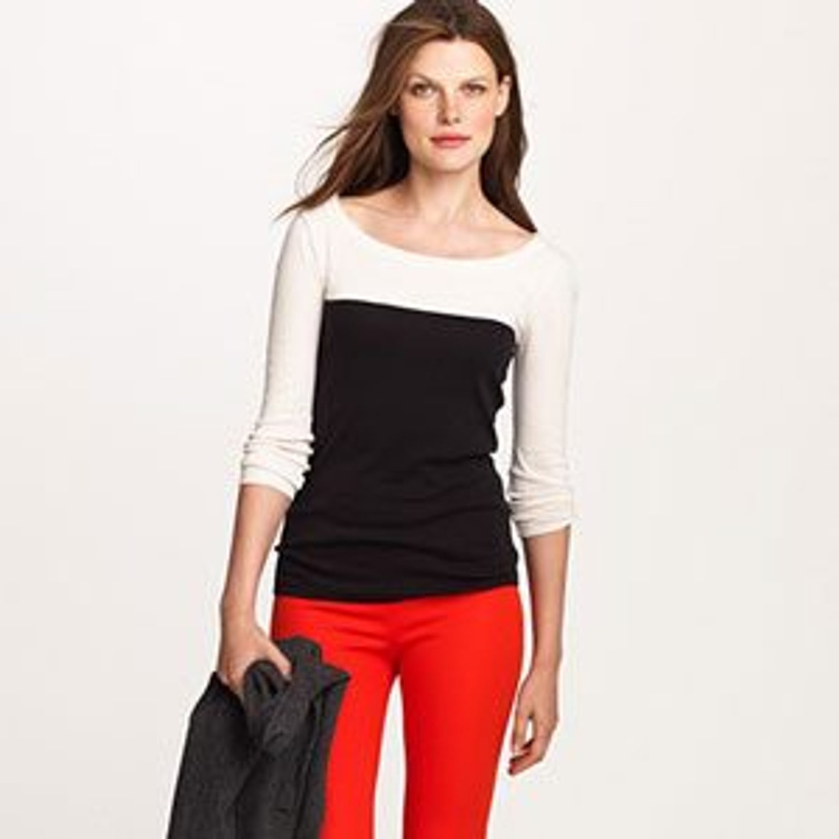 Daily steal: Black and white sweater, $50