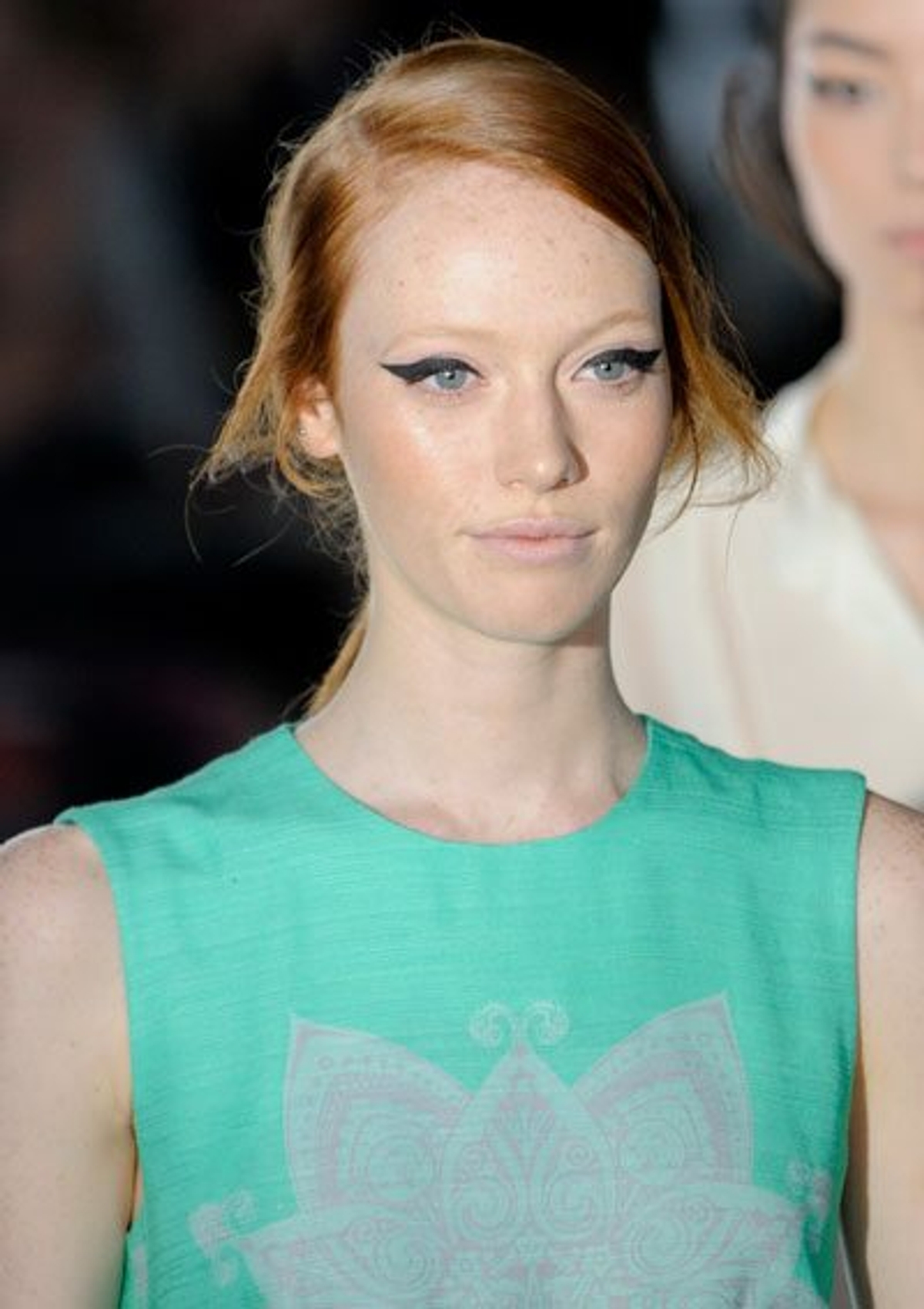 LFW backstage beauty: Floridian ’50s housewives at Jonathan Saunders