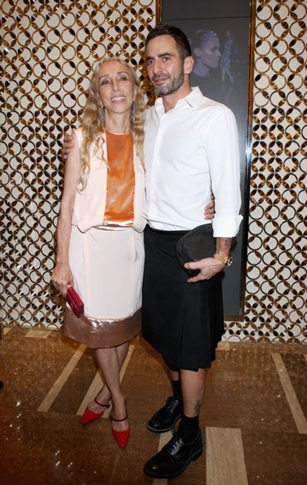 Carla Sozzani and Marc Jacobs shot by Vincenzo Lombardo/Getty Images