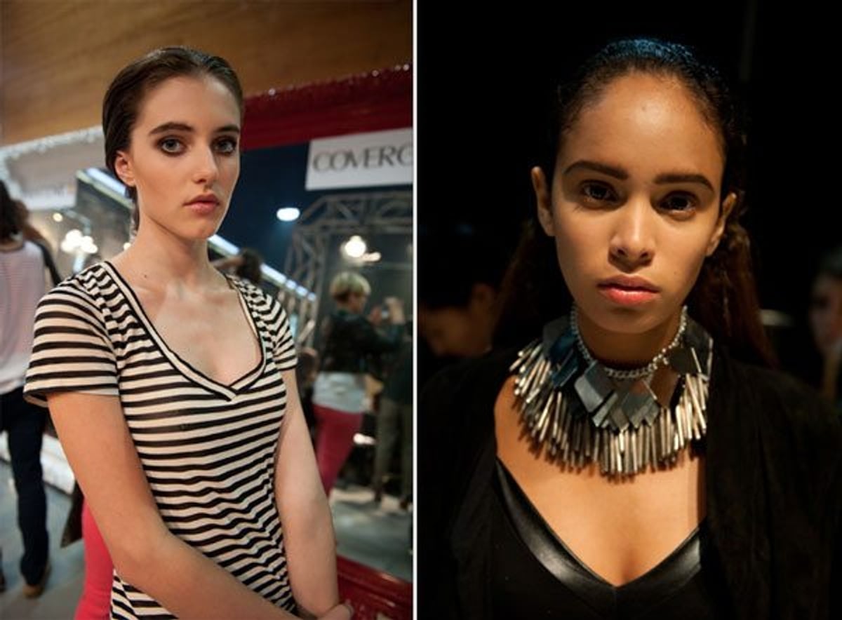 Makeup at Travis Taddeo (left) and Martin Lim (right) shot by Louis-Phillipe Maurice.