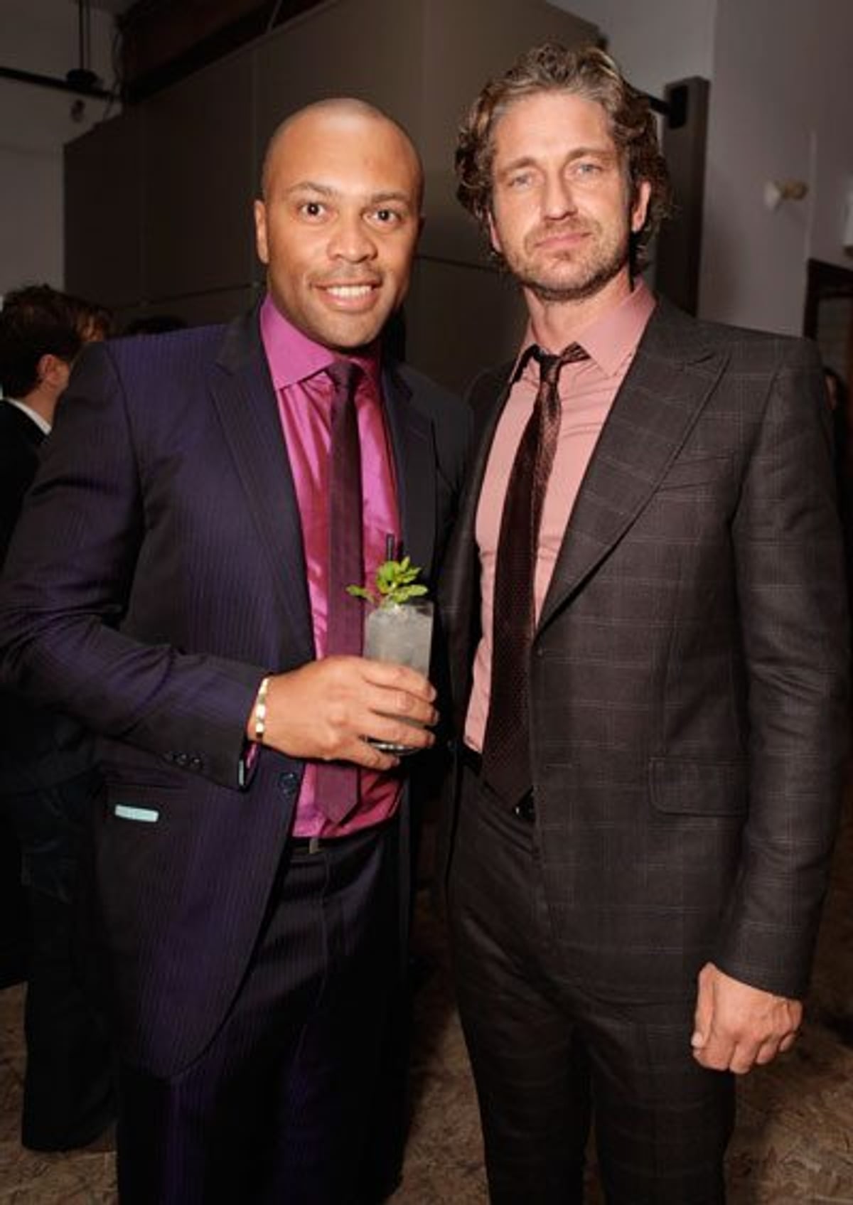 Dimi Lezinska and Gerard Butler