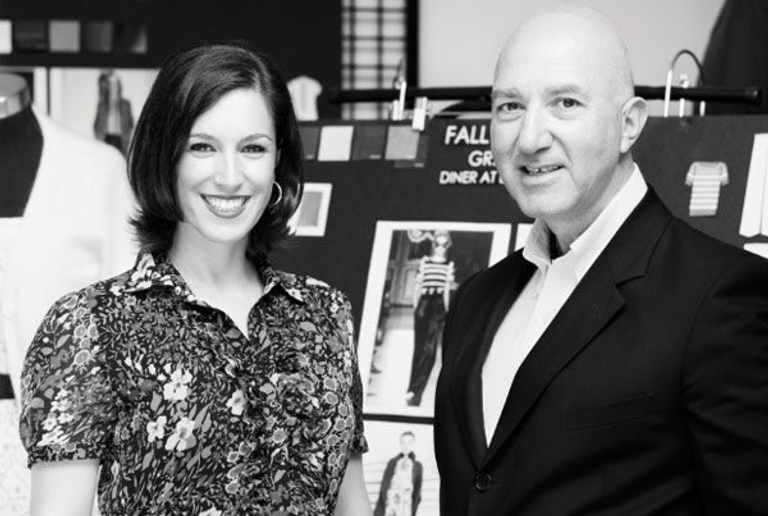 Like father, like daughter: Cristelle and Joey Basmaji. Photography by Coey Kerr.