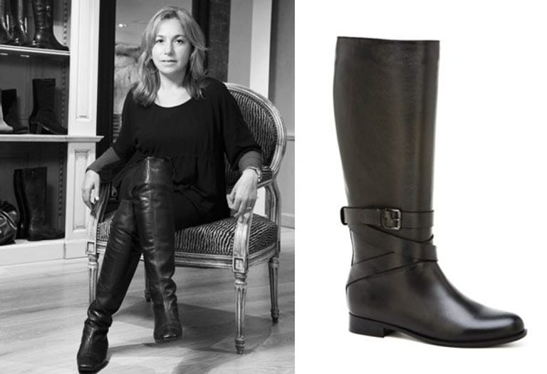Left, Penny Shuster. Right, La Canadienne Fall 2011.