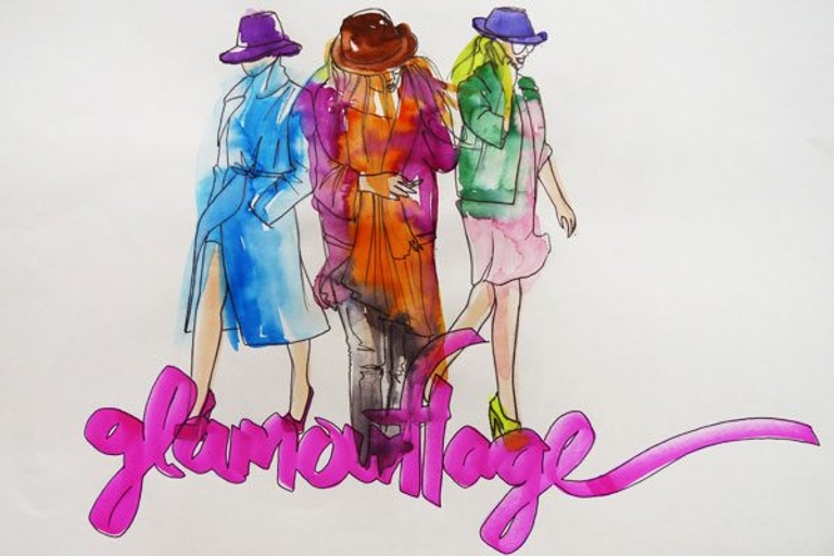 Glamourflage illustration by Lewis Mirrett