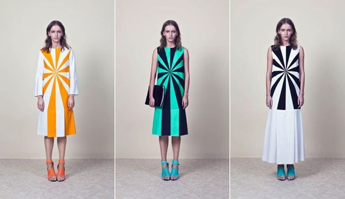 Ones to watch: Crude? Contrasting? Beetlejuice-esque? Thomas Wakeford’s wears have us coveting hard