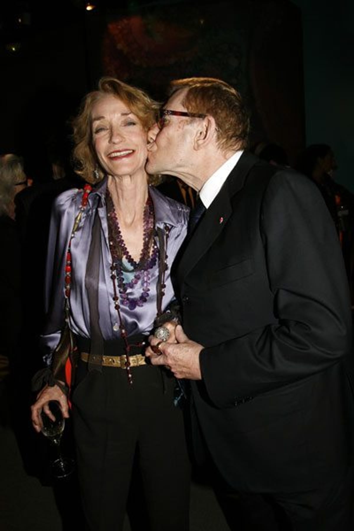 Loulou de la Falaise and Yves Saint Laurent shot by Eric Ryan/Getty Images