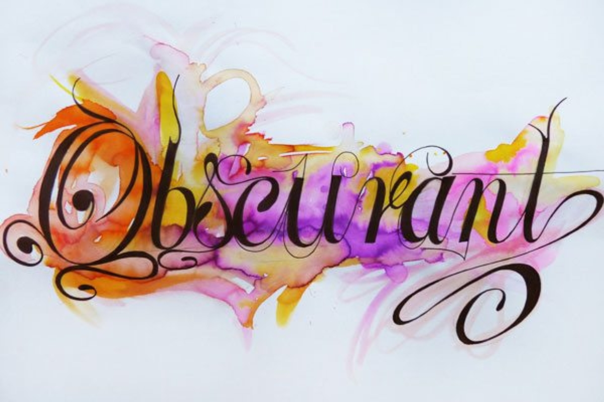 Obscurant illustration by Lewis Mirrett