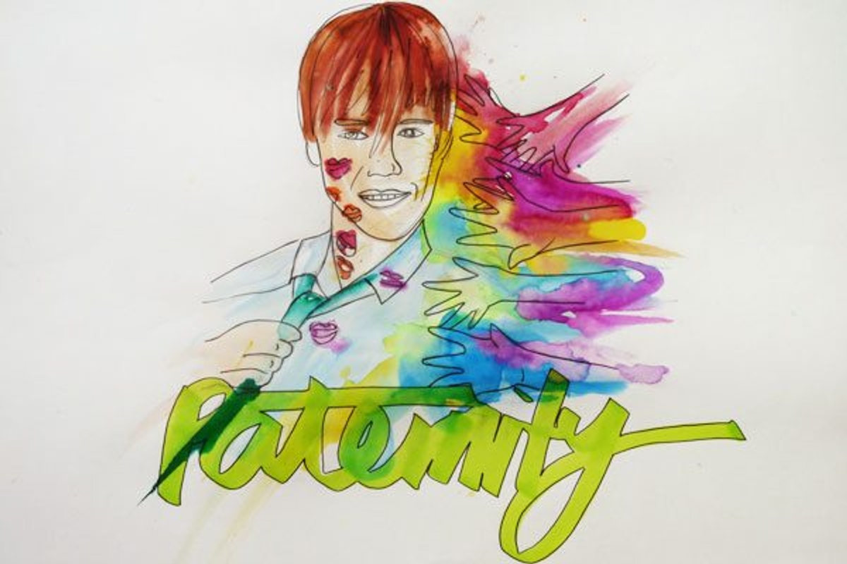 Paternity illustration by Lewis Mirrett