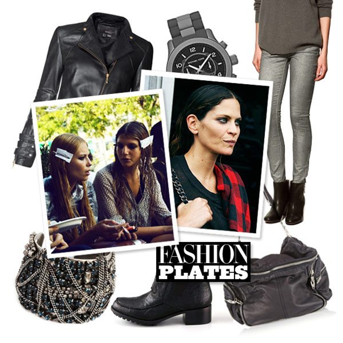 FASHION plates: Model off-duty style