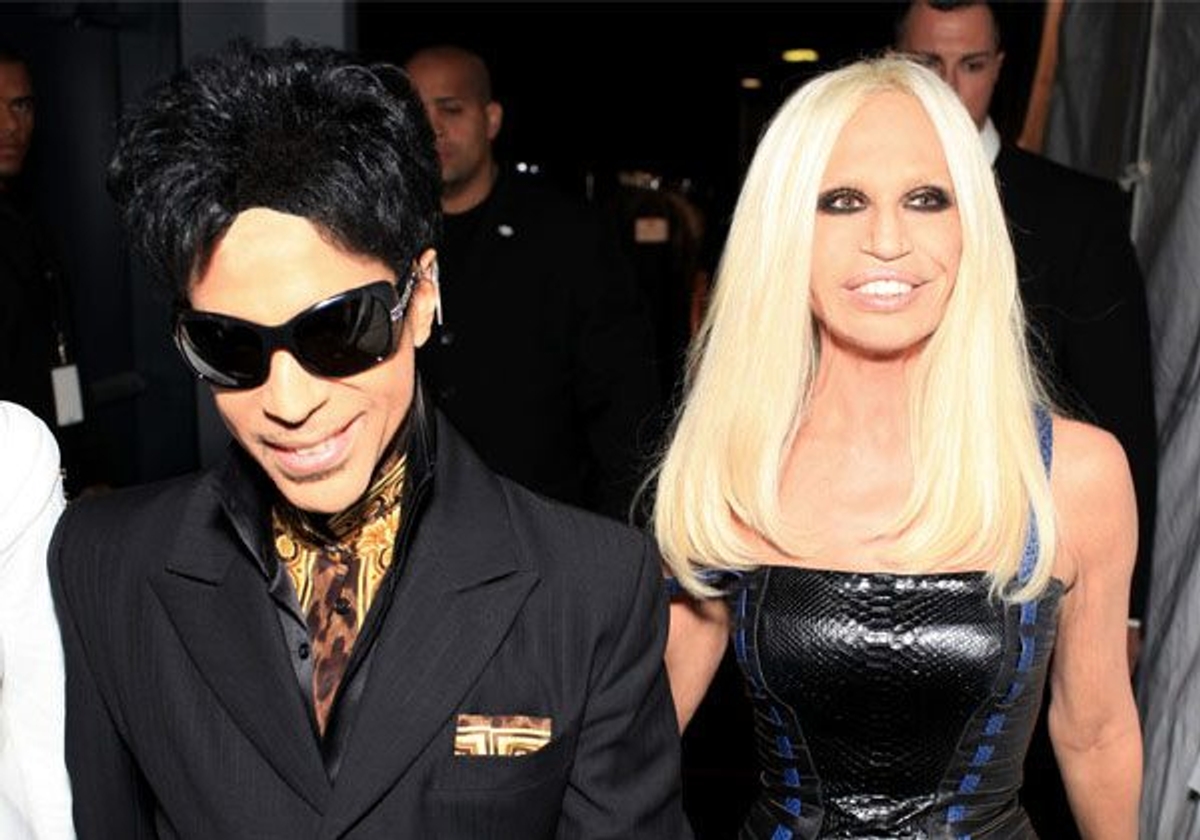 See all the photos from last night's celeb-filled Versace for H&M runway show and afterparty