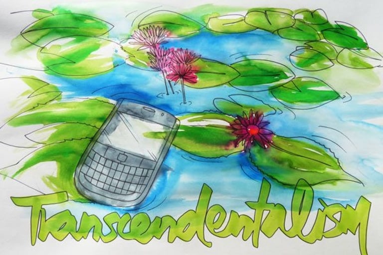 Transcendentalism illustration by Lewis Mirrett SNP's word of the day: Transcendentalism
