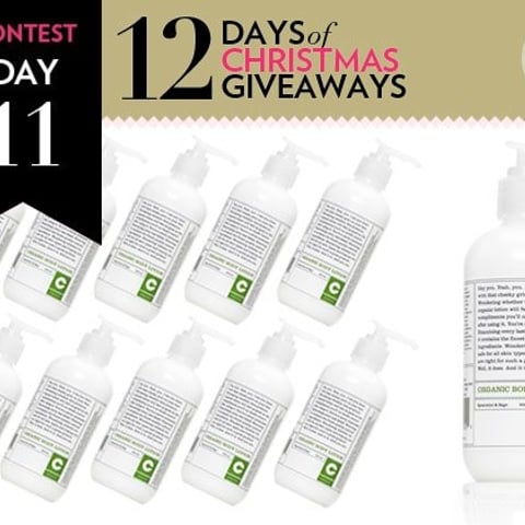 12 Days of Christmas Giveaways: Enter to win one of eleven luxurious Consonant body lotions!