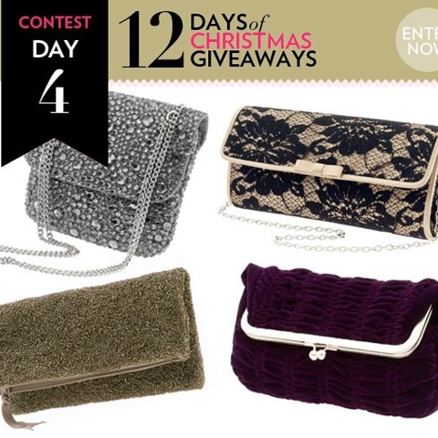 12 Days of Christmas Giveaways: Enter to win one of four evening purses from Banana Republic!