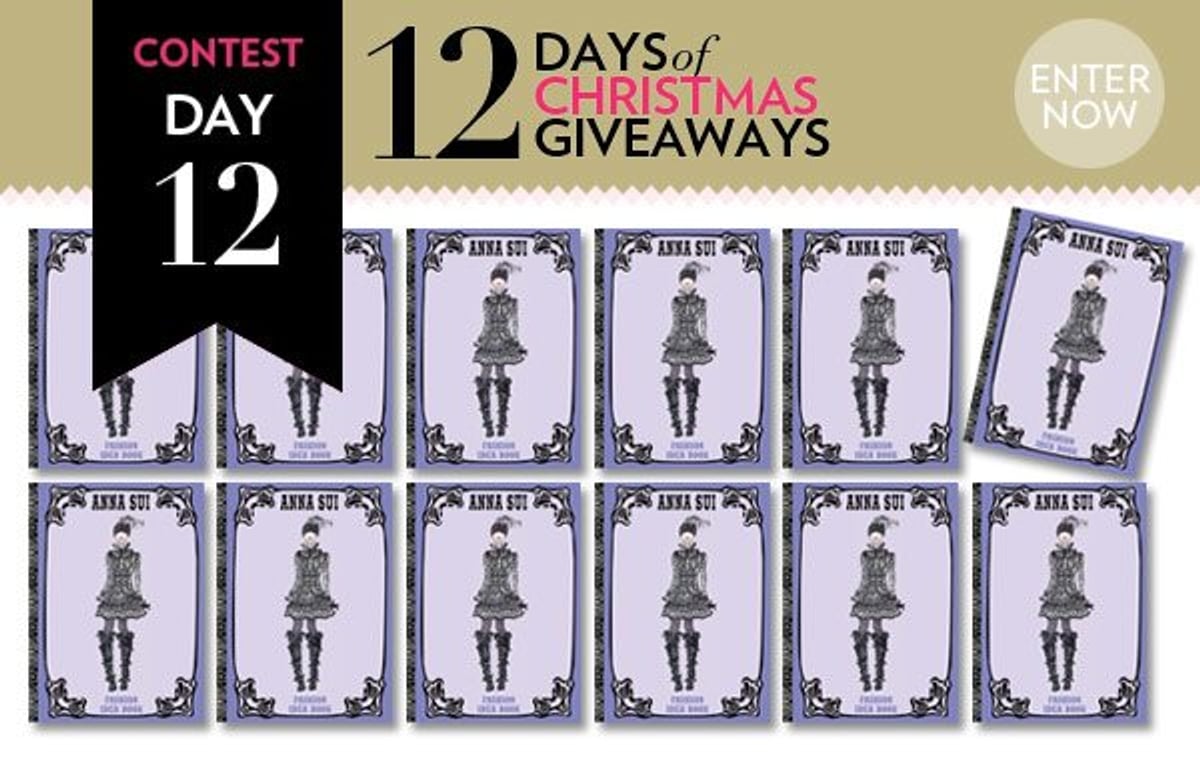 12 Days of Christmas Giveaways: Enter to win one of twelve Fashion Idea Books by Anna Sui!