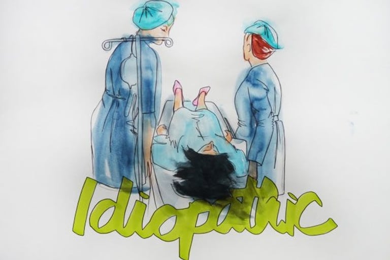 Idiopathic illustration by Lewis Mirrett SNP's word of they day: Idiopathic