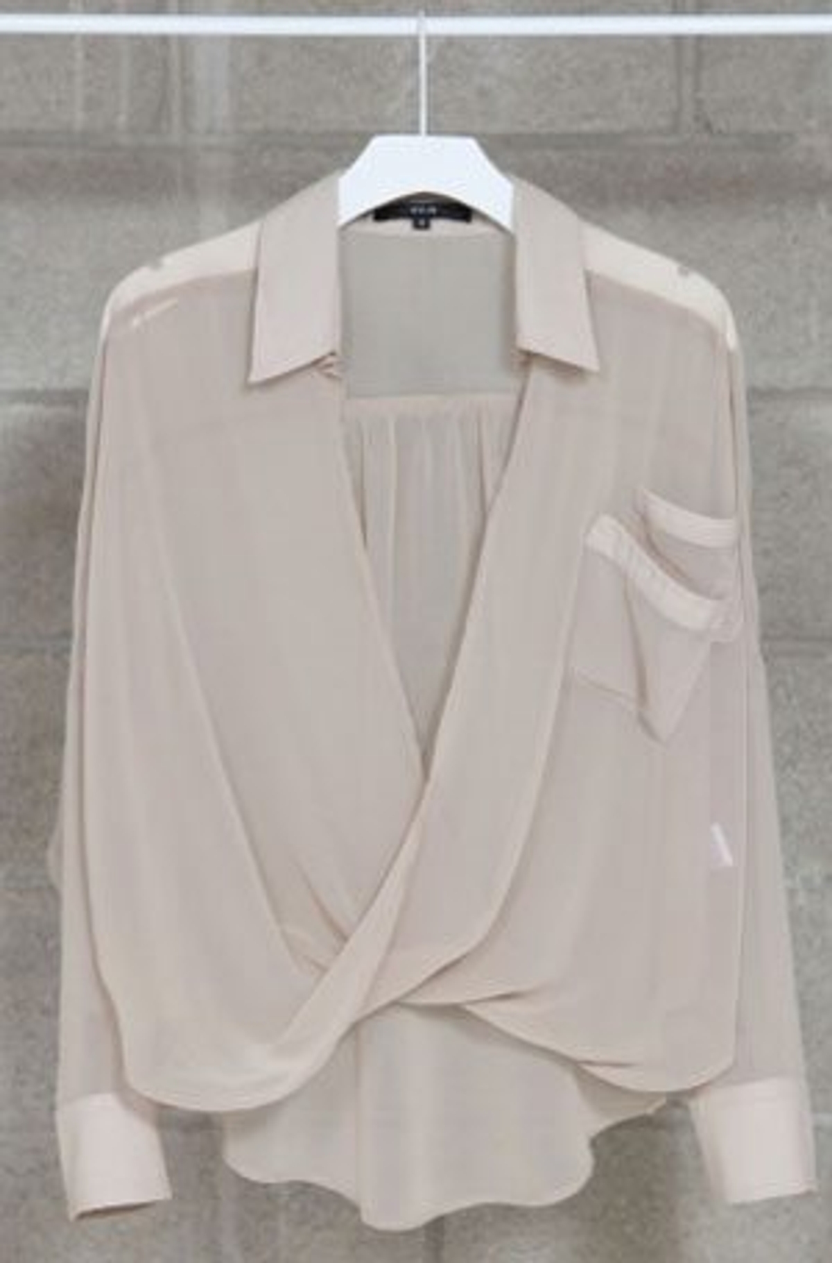 Daily steal: Chiffon twisted shirt, $37