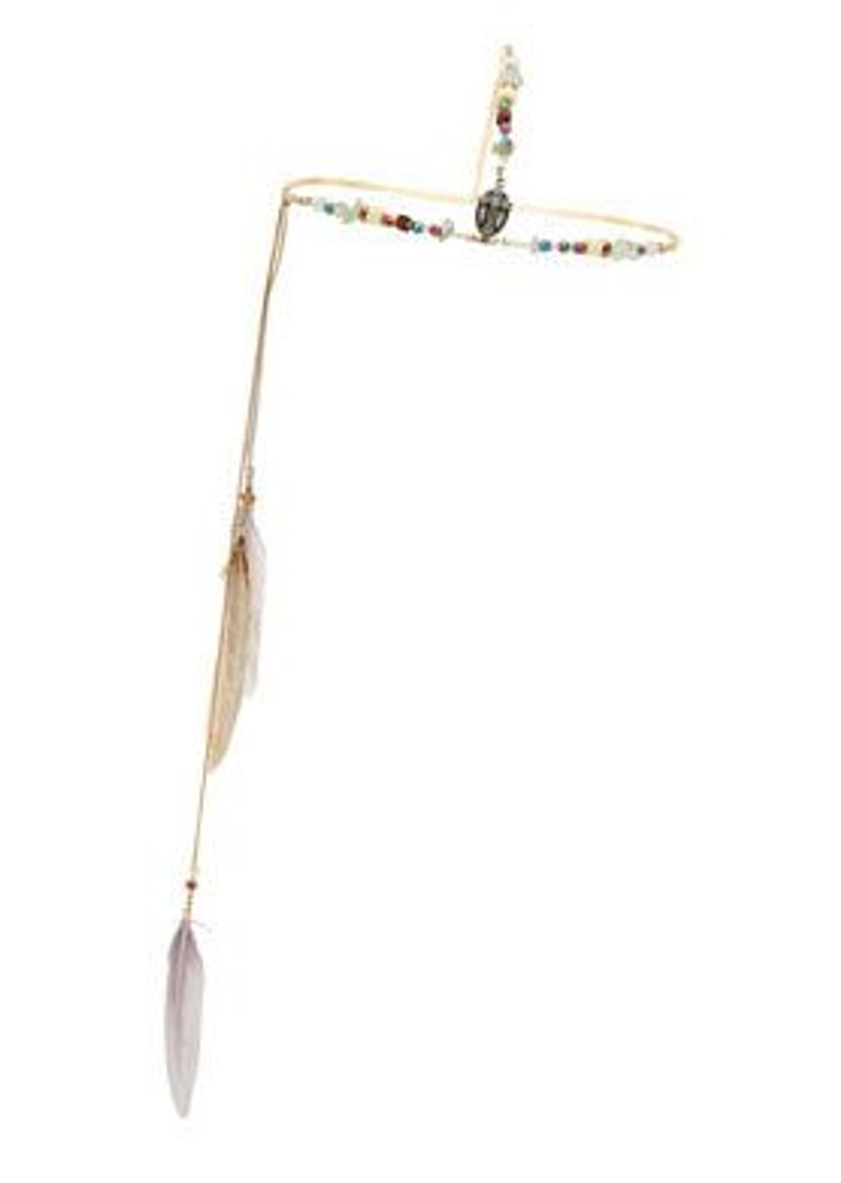 Daily steal: Bead and feather headdress, $23
