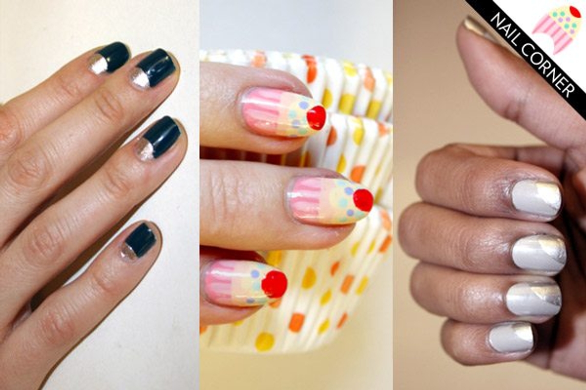 Nail Corner: Using manicure guides to create nail art and a birthday bonus—the cupcake mani!