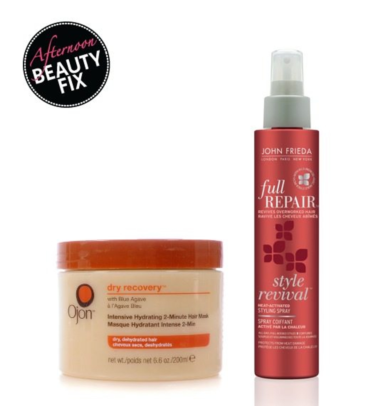 Afternoon beauty fix: Is your hair fried? You don't have to put down the flat iron just yet!