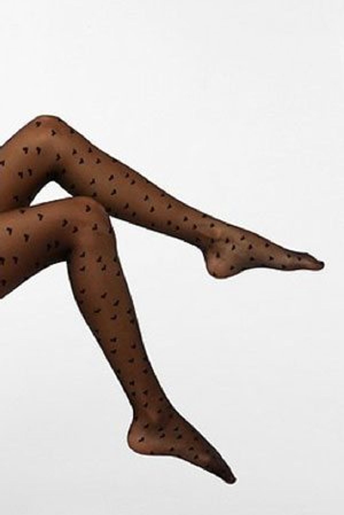 Daily steal: Sheer heart-print tights, $14