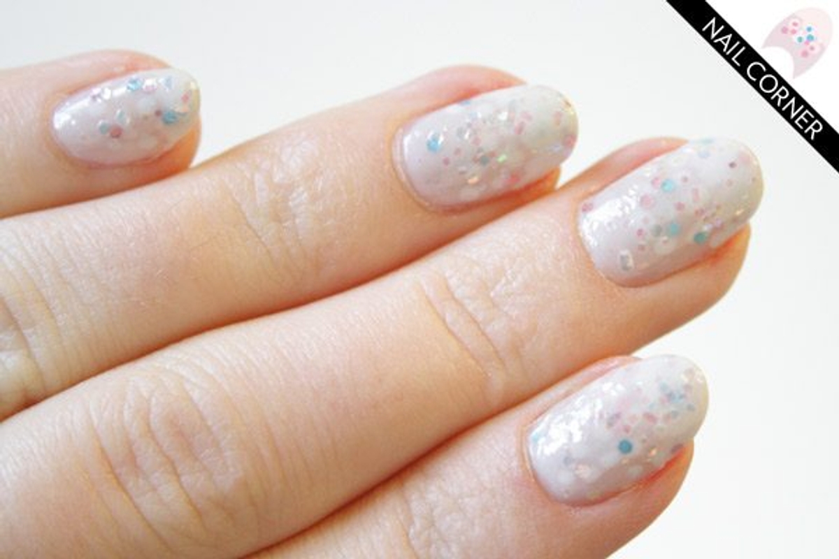 Nail Corner: Brighten up a cloudy winter day with this snow globe manicure