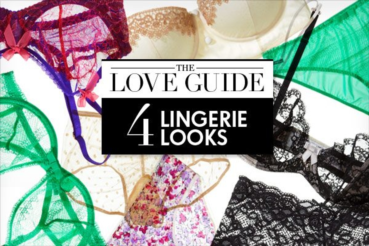 4 lingerie looks that can best be enjoyed with or without anyone else in the room