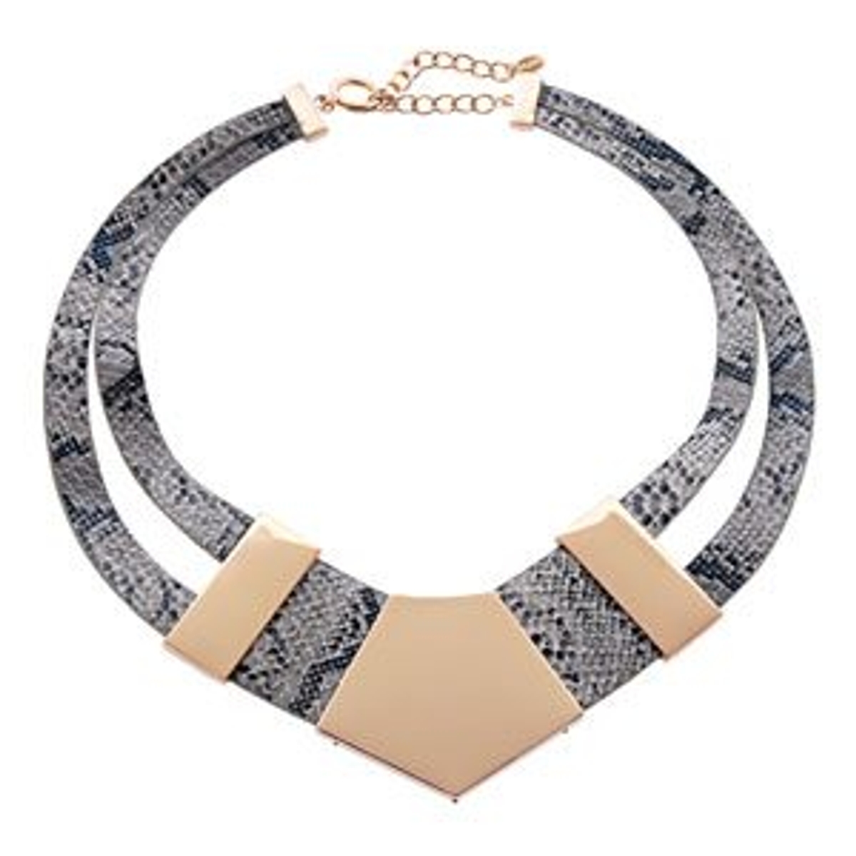 Daily steal: Snake-print necklace, $20