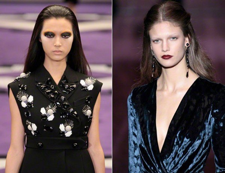 Prada and Gucci Fall 2012 Brows and bangs: 2 Fall beauty trends from Milan to try today (and we tell you how!)