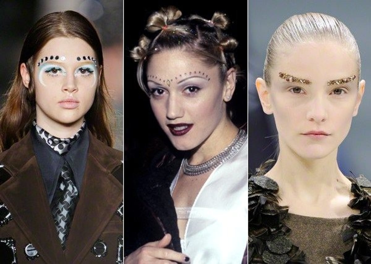 Miu Miu Fall 2012, photography by Peter Stigter; Gwen Stefani photo by Tim Mosenfelder/Getty Images; Chanel Fall 2012, photography by Peter Stigter