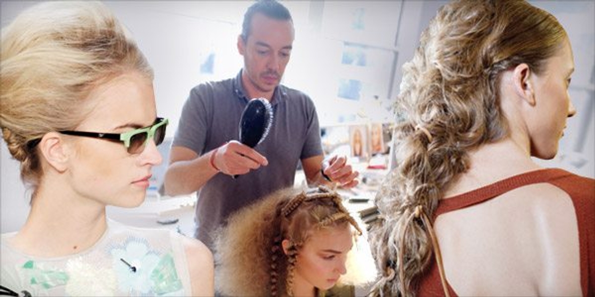 Photograpy from left to right: Diane von Furstenberg Spring 2012 by Peter Stigter; Pita backstage at Oscar de la Renta by James Cochrane; Michael Kors backstage by Peter Stigter