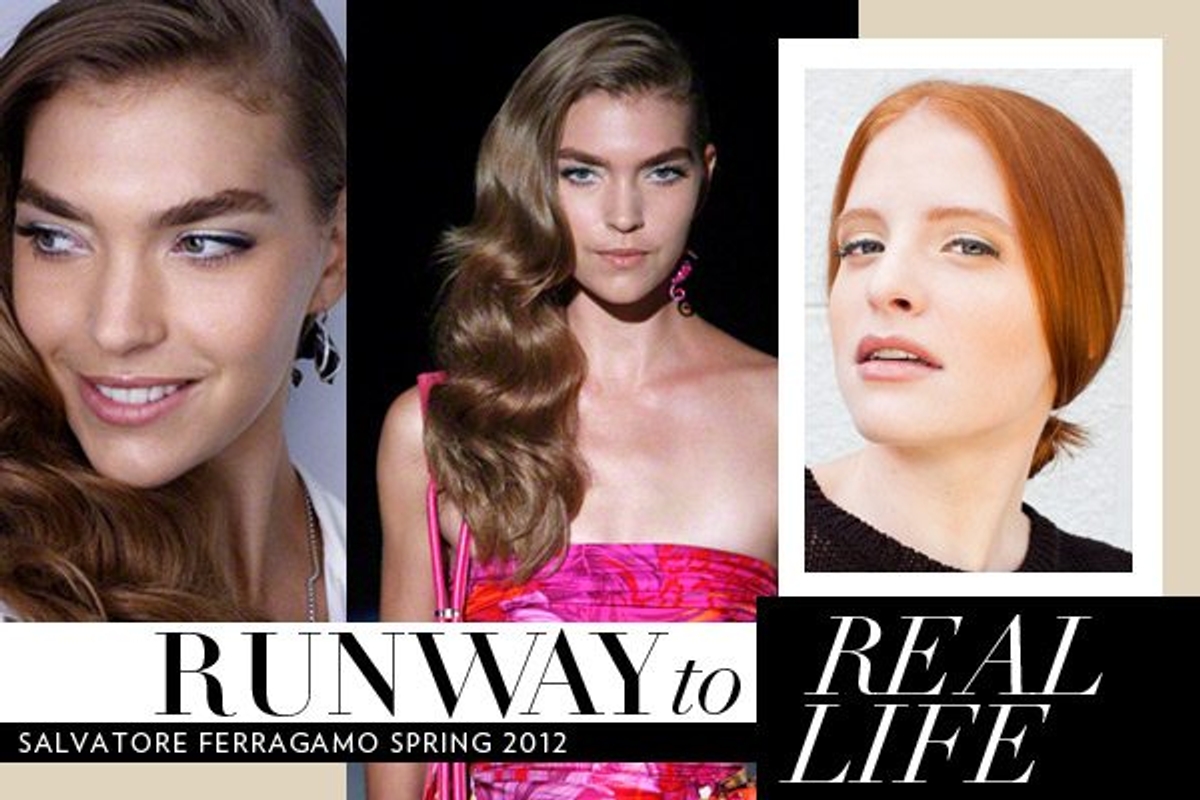 Left: Ferragamo Spring 2012 photography by Peter Stigter. Right: Photography and makeup by Dallas Curow. Model: Erika/Next Models Montreal.