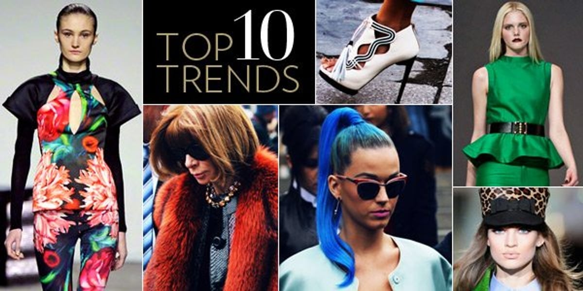 100 photos of the top 10 trends from the runway and the street at Fall 2012 Fashion Week