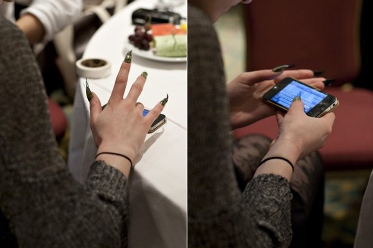 TFW backstage beauty: We join the Tips Nail Bar team and go behind-the-scenes to do nails at Lucian Matis