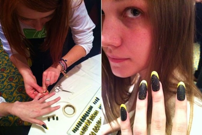 TFW backstage beauty: We join the Tips Nail Bar team and go behind-the-scenes to do nails at Lucian Matis