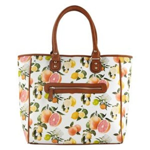 Daily steal: Fruit-printed tote, $55