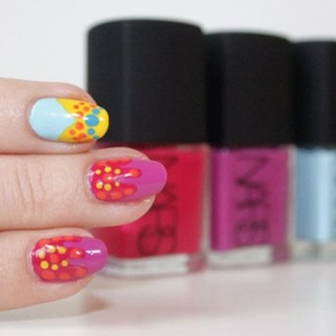 Nail Corner: All 5 vibrant Thakoon for Nars nail polish colours in one manicure!