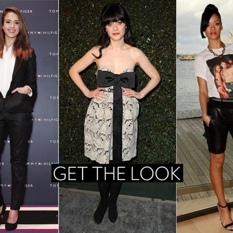 Get the look: Channel Jessica Alba, Zooey Deschanel and Rihanna with 14 black-and-white picks under $140