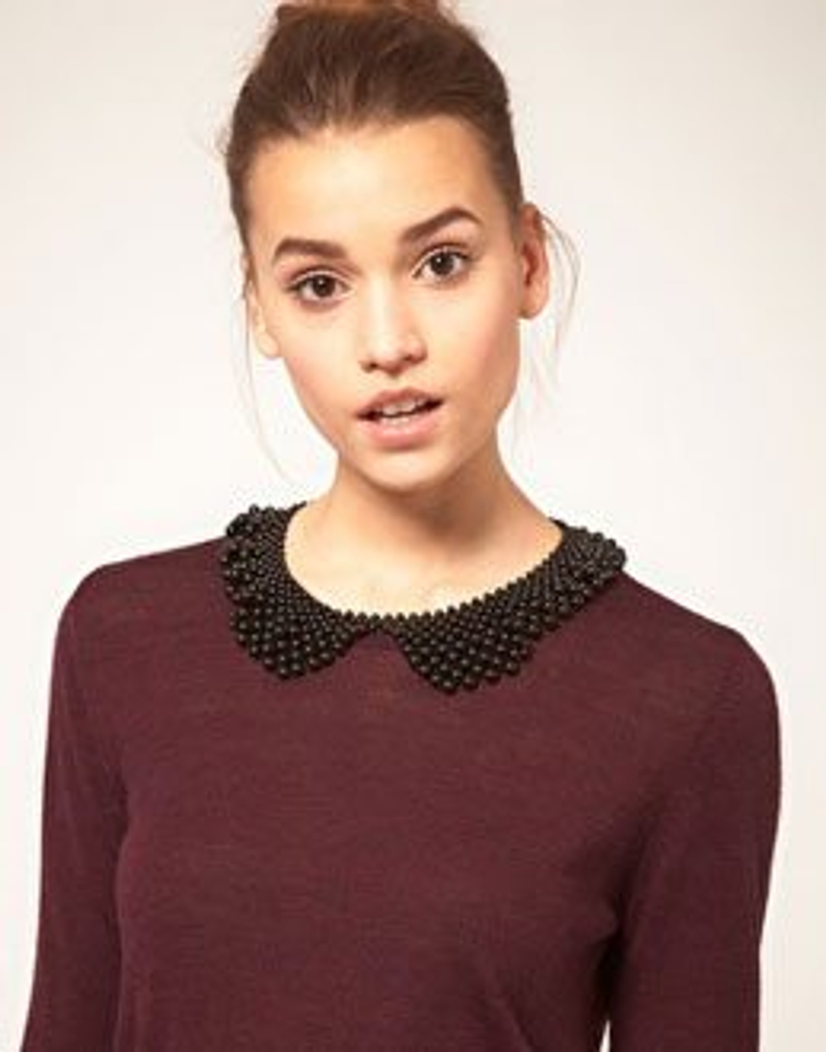 Daily steal: Beaded Peter Pan style collar, $32